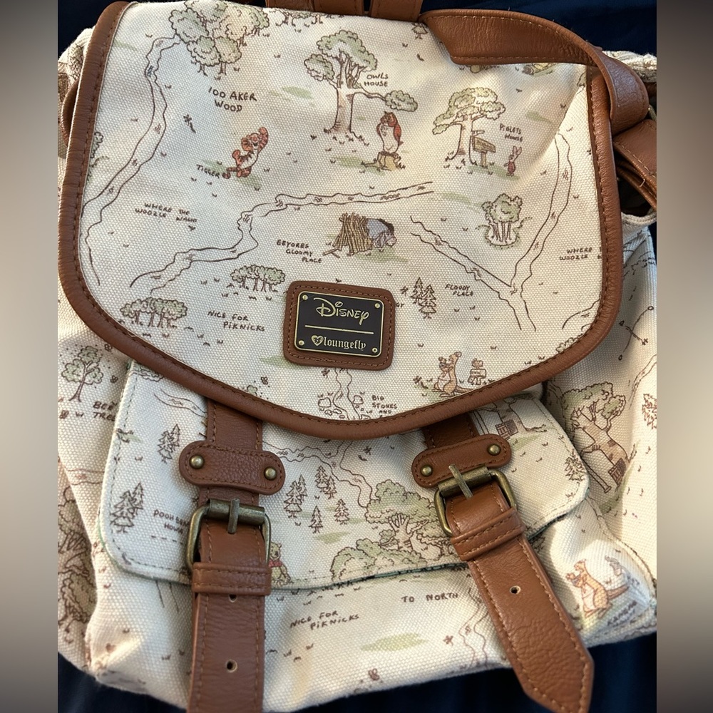 Disney Loungefly Winnie the Pooh Mini Backpack Like New!